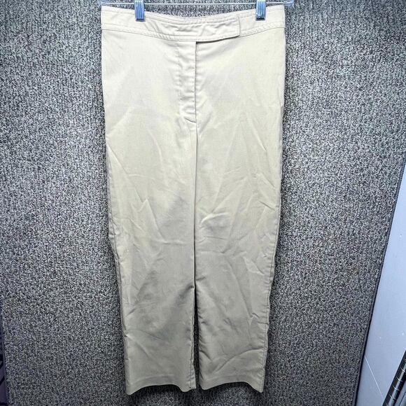 La Belle Dress Pants Womens 1 Beige Stretch Straight Leg Business Office Work US - Picture 1 of 12